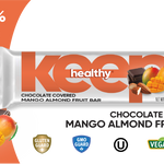 Keep Healthy Chocolate Covered Fruit & Nut Bar Variety Pack - 16 Individually Wrapped Bar Sampler Variety Pack