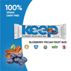 Load image into Gallery viewer, Keep Healthy Blueberry Pecan Fruit and Nut Bar, 100% Vegan, low-glycemic, keto-friendly, and kosher