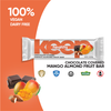 Load image into Gallery viewer, Keep Healthy Chocolate Covered Mango Almond Fruit and Nut Bar, 100% Vegan, low-glycemic, keto-friendly, and kosher