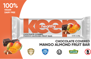 Keep Healthy Chocolate Covered Fruit & Nut Bar Variety Pack - 16 Individually Wrapped Bar Sampler Variety Pack