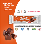 Organic Low Glycemic Chocolate Fudge 15g. Protein 12 Bar Box
